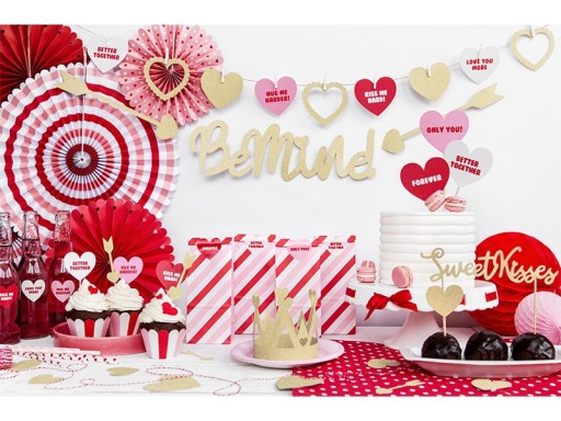 Okuliare JUMBO HEARTS, ružové, mega veľké, darček na Valentína, fotobúdka