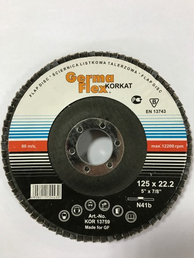 KLAPKA BRÚSNEHO KOTOUČA GERMA FLEX KOTOUČOVÁ KLAPKA 125mm hrubá. 120