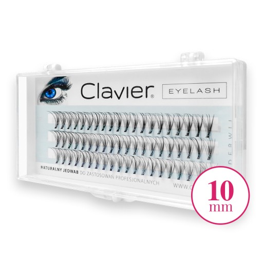 CLAVIER EYELSH TUMBLES PRÍRODNÝ HODVÁB HUSTÝ 10 mm