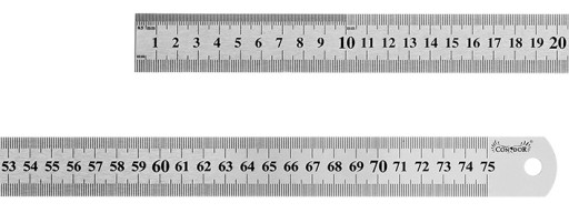LINEAR MEASURING 750 MM STEEL RULE PRAVIDLO