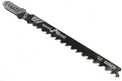 Pílový list do priamočiarej píly na drevo Bosch T144 D, sada, veľký zub