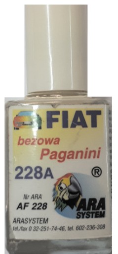 FIAT 213A BIANCO RAFAELLO OPRAVNÉ ŠKRABINY LAKU