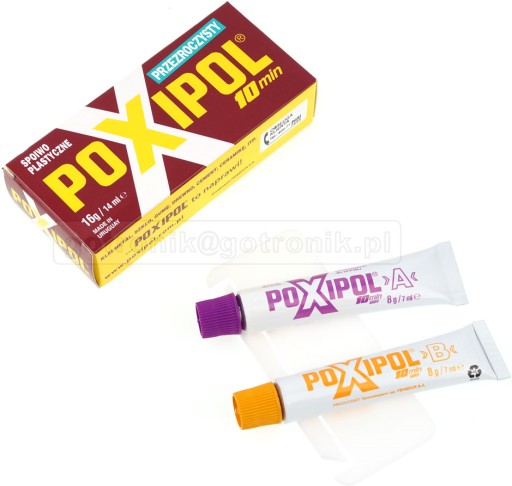 Poxipol epoxidové lepidlo transparentné 16g / 14ml