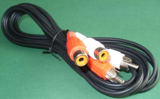 Predlžovací kábel 2xwt RCA (cinch) - 2xgn RCA 7,5m (0467)