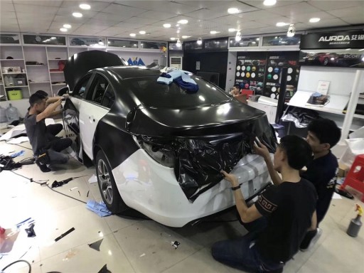 MATNÁ ČIERNA FÓLIA MATNÁ ČIERNA DYHA 152 cm X V