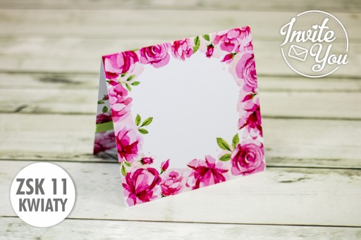 Svadobné oznámenia ZSK11 Flowers + príloha ZDARMA