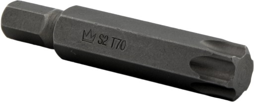 BIT END 10MM TORX T70 x 75MM S2 HEX.
