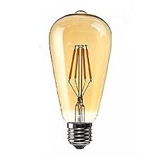 E27 ST64 LED žiarovka 8W = 75W vlákno Edison
