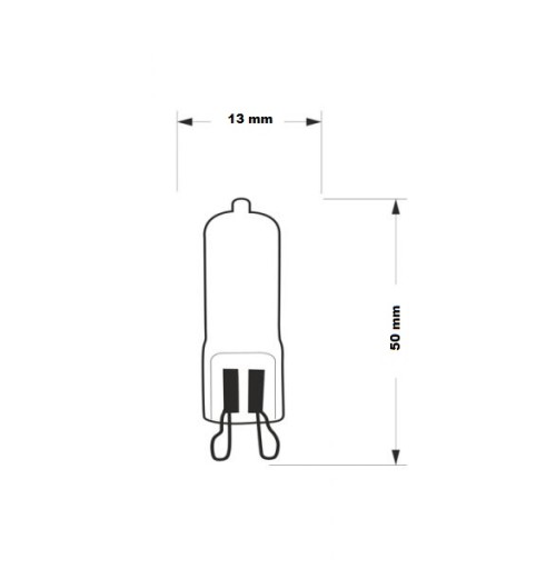 HALOGÉNOVÁ ŽIAROVKA HALOGÉNOVÁ G9 50W 230V