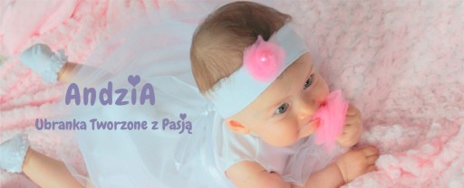 BIELA bavlnená čelenka pre krstnú princeznú