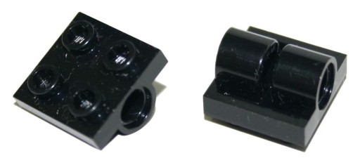 LEGO TECHNIC DOSKA 2X2 S OTVOROM ČIERNA 2817 2KS