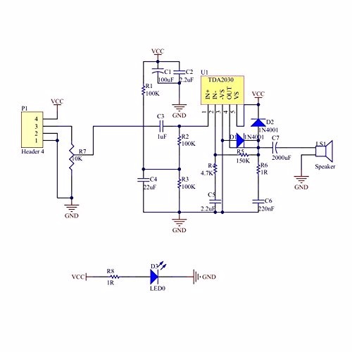 TDA2030 MODUL VÝKONOVÉHO ZOSILŇOVAČA 18W MIKRO ROZMERY TRIEDA AB