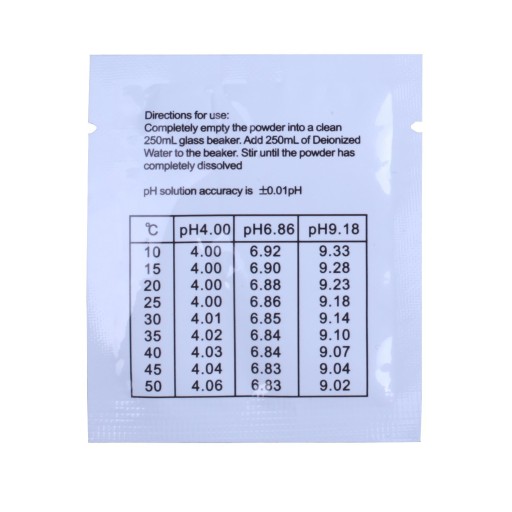 pH meter kalibračný pufor 9,18 prášková reakcia