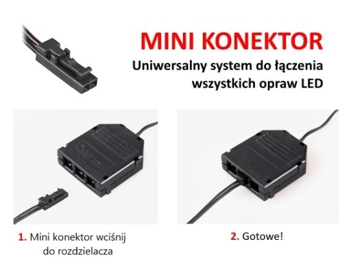LED ORBIT 1,5W podskrinkové svietidlo, POLSKÝ VÝROBOK
