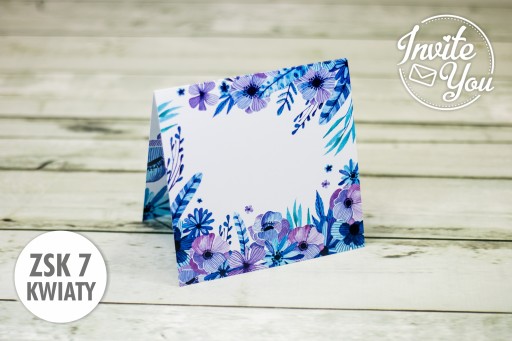 Svadobné oznámenia ZSK7 Flowers + príloha ZDARMA