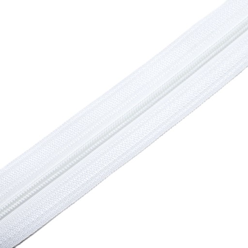 PÁSKA NA Zips, VYSTUŽENÝ Zips 3MM, BIELA 10 M!