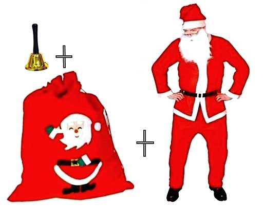 darčeková ponožka Santa Claus 47cm NW-SSZM