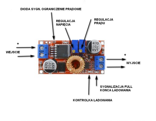 5A CC CV menič 0,8-30V DC REG.