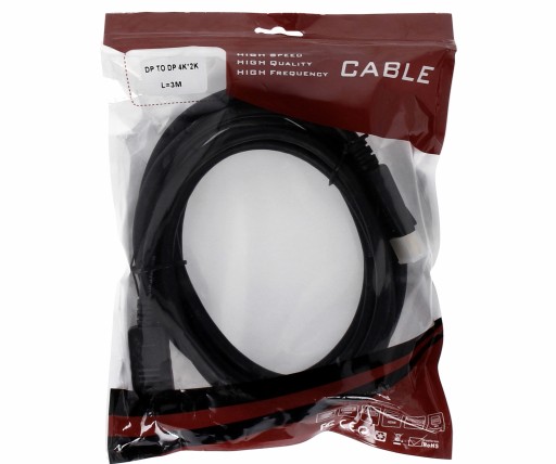 Kábel DisplayPort 1.8M DP 1.2 Kábel UHD 4K