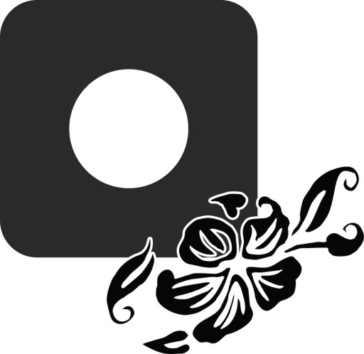 NÁLEPKA pod kontaktnú zásuvku SWITCH FLOWER do obývačky