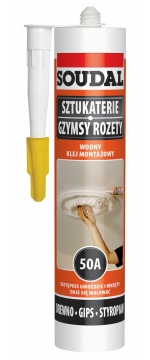SOUDAL 50A Štuk, rímsy, rozety 280 ml