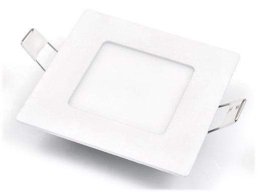 ZAPOMÍNAJÚCI ŠTVORCOVÝ LED PANEL 3W NEUTRÁLNA BIELE STROPNÁ LAMPA 4500K