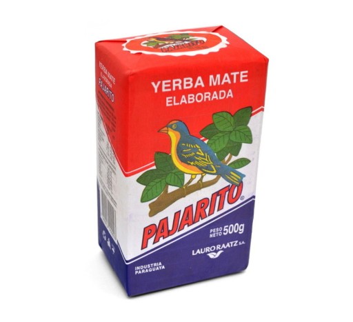 Yerba Mate PAJARITO ELABORADA silná klasika 500g