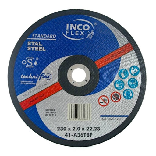 KOVOVÉ REZNÉ KOTOUČE 230 x 2,0 INCO FLEX