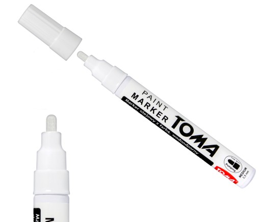 Olejový značkovač TO-440 TOMA WHITE