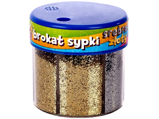 Ozdobné trblietky v dóze ZLATO/STRIEBOR 50 g
