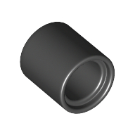LEGO Technic Connector Sleeve 18654 čierny - 4 ks