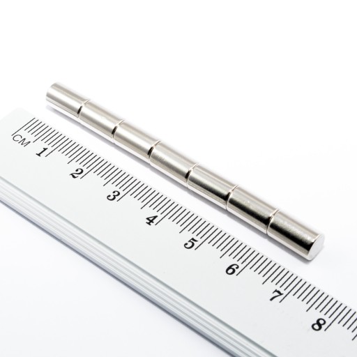 VALEC NEODYMOVÝ MAGNET 6x10 N38 SADA 10ks