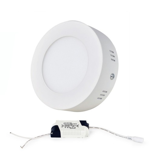 LED PANEL 6W POVRCHOVÁ MONTÁŽ 540LM OKRUHÁ EMC