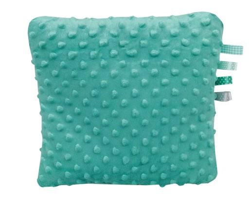 OLKA Vankúš do kočíka OBOJSTRANNÝ MINKY 30x30 mint
