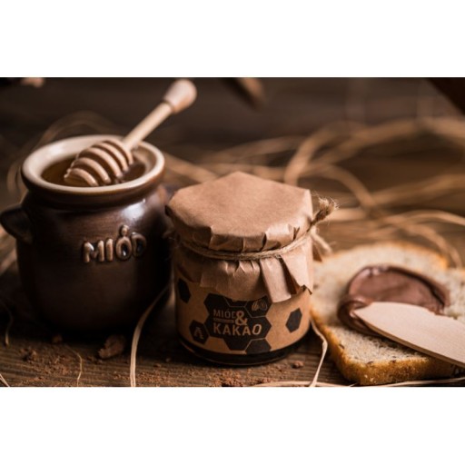 Med s kakaom 250g Łysoń včelín