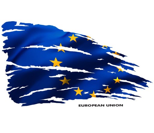 NÁLEPKA VLAJKA ÚNIE EURÓPSKA ÚNIA EÚ UV