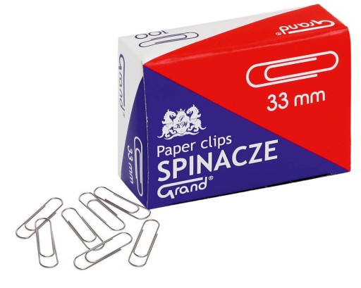 10 ks okrúhlych sponiek 33 mm, balenie 100 ks