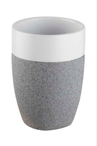Kozmetický hrnček Bisk Stone sivý 06311