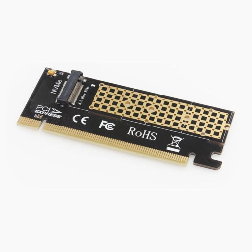 Adaptér M.2 NVMe NGFF M Key SSD na PCI-e x16