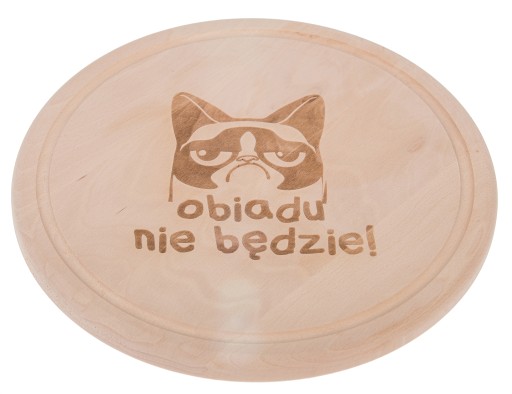 DREVENÁ KUCHYŇSKÁ DOSKA S VAŠÍM GRAVÍM, okrúhla