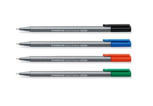 0,3 mm zelená jemná linka Triplus