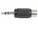 JACK 3.5 stereo zástrčka / RCA phono zásuvka (1552)