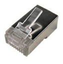 RJ45 zástrčka RJ-45 drôt - tienený - 10 ks.