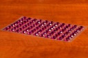 XXL FUCHSCIA SAMOLEPIACE KRYŠTÁLY 10mm 88ks 158