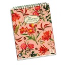 BRULION NOTES NOTEBOOK A5 PIGNA FLOWERS 0222172