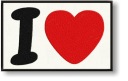 TERMO I Love PATCH Módny vyšívaný HIT