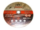 DISKY INOX KOVOVÉ REZNÉ KOTOUČE 125 x 1,0 MM