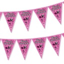 BUNNNING ROSE Flags BAKALÁŘSKÁ PÁRTY 2 MB BANNER