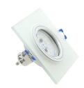OSVETLENIE STRIEBORNÉ SKLENENÉ DRŽANIE LAMPY + GU10 LED 5W