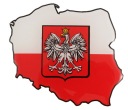 NÁLEPKA ZNAK ŽIVOICE POĽSKO + ZNAK PL